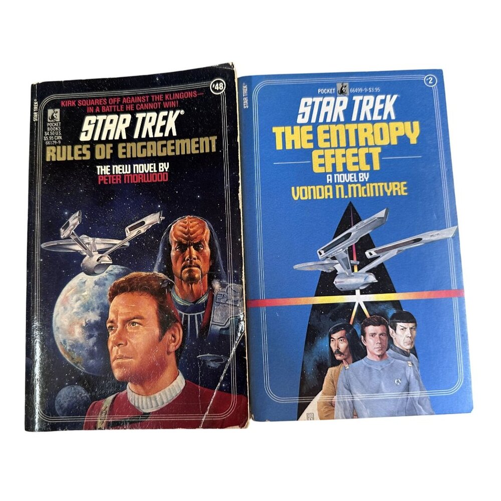 Star Trek Books The Original Series Rules of Engagement & The Entropy Effect PB